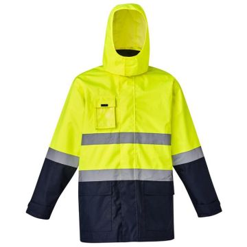 Mens Hi Vis Basic 4 in 1 Waterproof Jacket