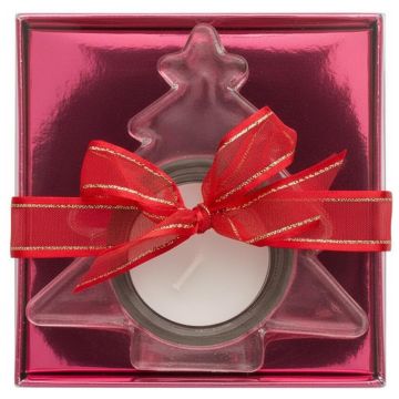 Glass tea light holder Casey