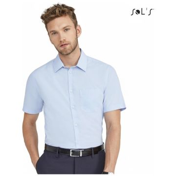Bristol Fit Short Sleeveâ Poplin Menâ€™s Shirt