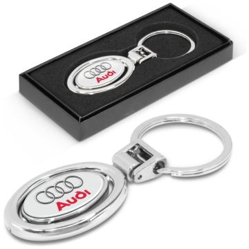 Spinning Metal Key Ring