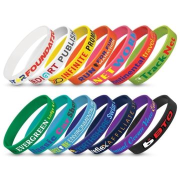 Silicone Wrist Band - Indent