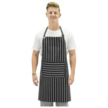 Cafe Series Chef Bib With Pocket Apron