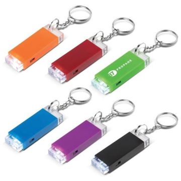 Crystal Block LED Key Chain