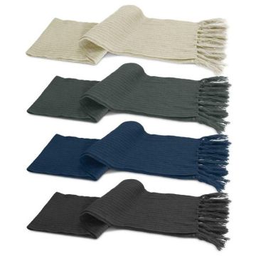 Nebraska Cable Knit Scarf