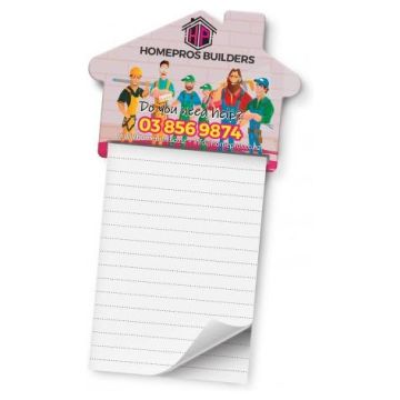 Magnetic House Memo Pad - A7