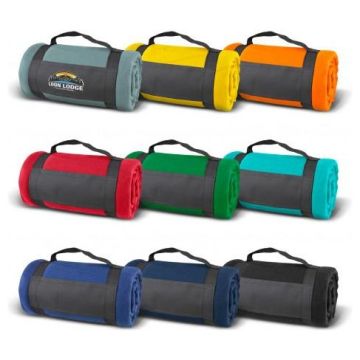 Glasgow Fleece Blanket with Strap