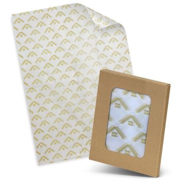 Tissue Paper with Envelope - White