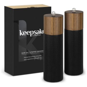 Keepsake Noir Salt and Pepper Grinders