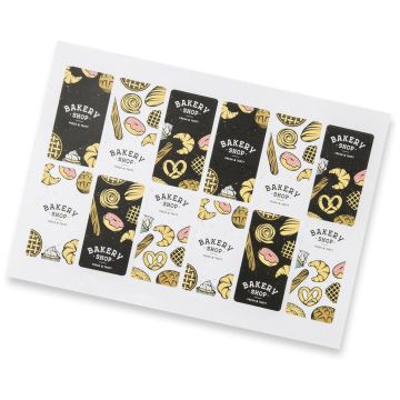 Sticker Sheet 40x80mm Rectangle - Matte