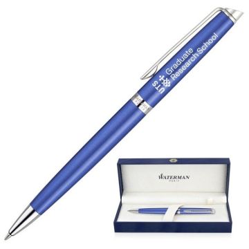Metal Pen Ballpoint Waterman Hemisphere - Bright Blue CT