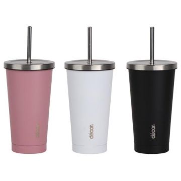 Double Wall Reusable Stainless Steel Tumbler 450ml
