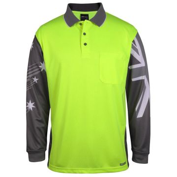 Hi Vis Long Sleeve Southern Cross Polo