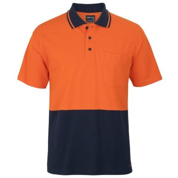 JB's Hi Vis Short Sleeve Cotton Pique Trad Polo