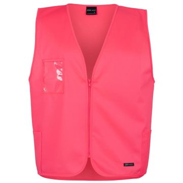 Hi Vis Zip Safety Vest