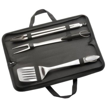 3 Piece Stainless Steel BBQ Set