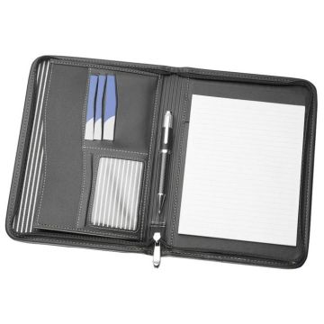 The Range A5 Zippered Compendium Black