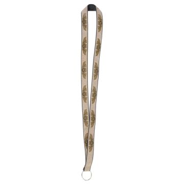 19mm Glitter Custom Lanyard - Gold