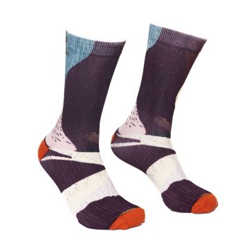 Snazzy Crew Digital Printed Socks