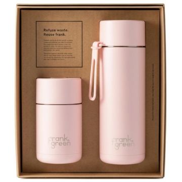 10oz Ceramic Reusable Cup + 20oz Ceramic Reusable Bottle