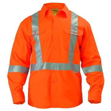 3M X Taped Hi Vis Drill Shirt - Long Sleeve