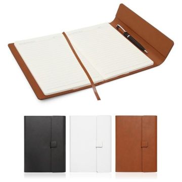 Notebook Journal A5 Leather Look Magnetic Closure