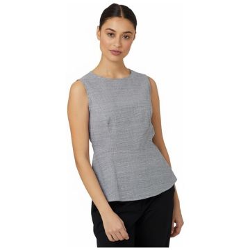 Avignon Abstract Print Sleeveless Shell Top