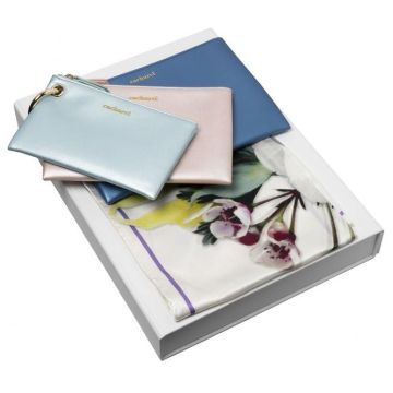 Set Madeleine (silk Scarf & Cosmetic Bag)
