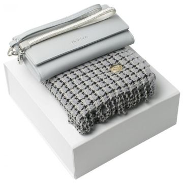 Set Cacharel Light Blue (lady Purse & Scarve)