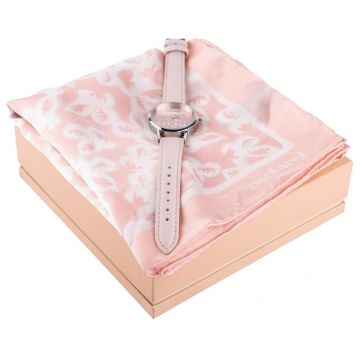 Set Hirondelle Light Pink (watch & Silk Scarf)