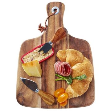 Acacia Cheeseboard & Knife Set