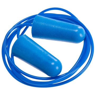 Detectable Corded PU Ear Plugs (200 Pairs)