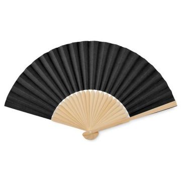 Bamboo hand fan with Paper Fabric