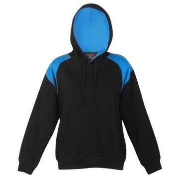 Ladies/Juniors  Shoulder Contrast Panel Hoodie