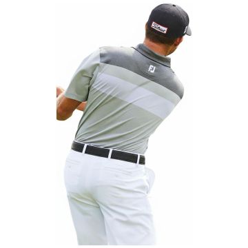 FootJoy Athletic Fit - Double Block Birdseye Pique Polo
