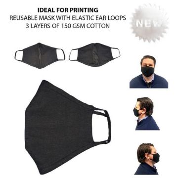 Reusable 3 Layer Cotton Mask