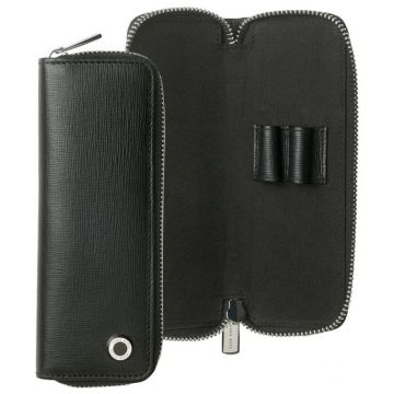Zipped Pen Pouch Tradition Black