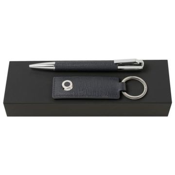 Set Hugo Boss (ballpoint Pen & Metallic Key Ring)