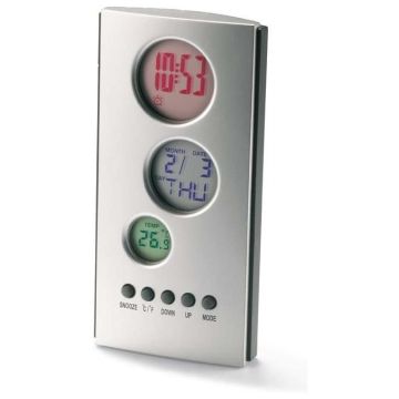 Desk Clock W Calendar
