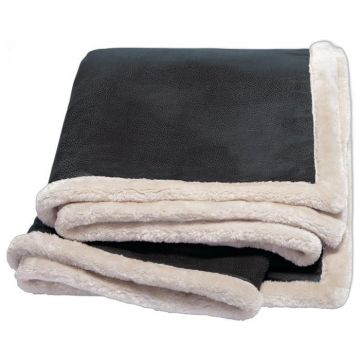 Kanata Faux Leather Throw