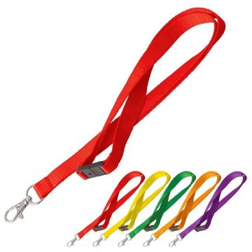 Ribbed Polyester Lanyard - 15mm