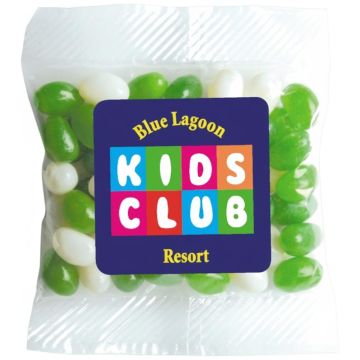 Corporate Colour Jelly Beans In 60 Gram Cello Bag