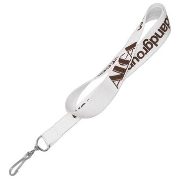 Lanyard 25mm Ribbed Polyester Flat