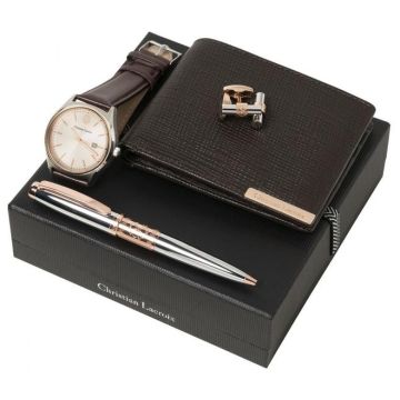 Set More (ballpoint Pen, Money Wallet, Watch & Cufflinks)