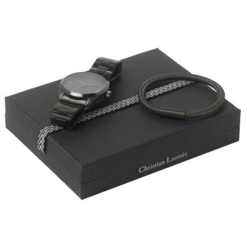 Set Textum Black (watch & Bracelet)