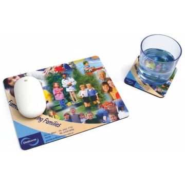 Mouse Mat And Coaster Combo