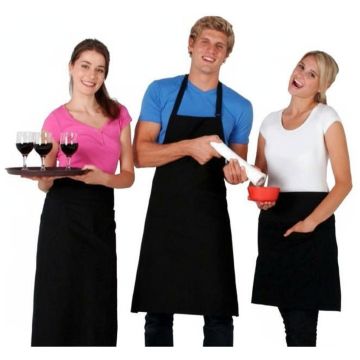 Long Waist Apron - 100% Cotton Canvas