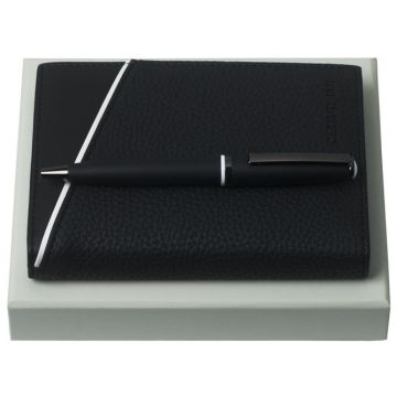 Set Spring Black (ballpoint Pen & Note Pad A6)