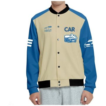 Unisex Polyester Scuba Sublimated Varsity Jacket