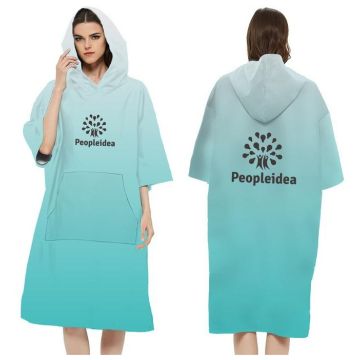 100% Microfibre Sublimation Hooded Change Towel