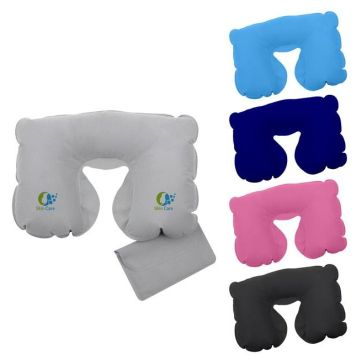 Inflatable PVC travel Pillow